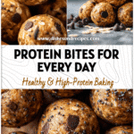 Close-up of Peanut Butter Energy Balls with chocolate chips, flax seeds, and oats, perfect for healthy hiking snacks.